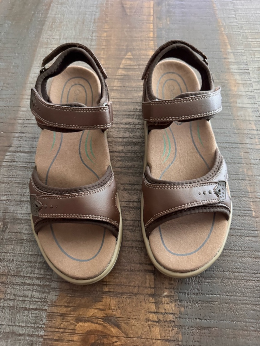 NWT Orthofeet Women's Orthopedic Malibu Adjustable Three-StrapSandal Size 8.5 - Picture 7 of 9